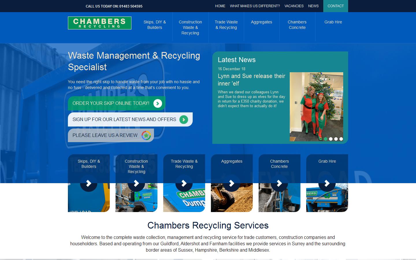 Chambers Runfold Website