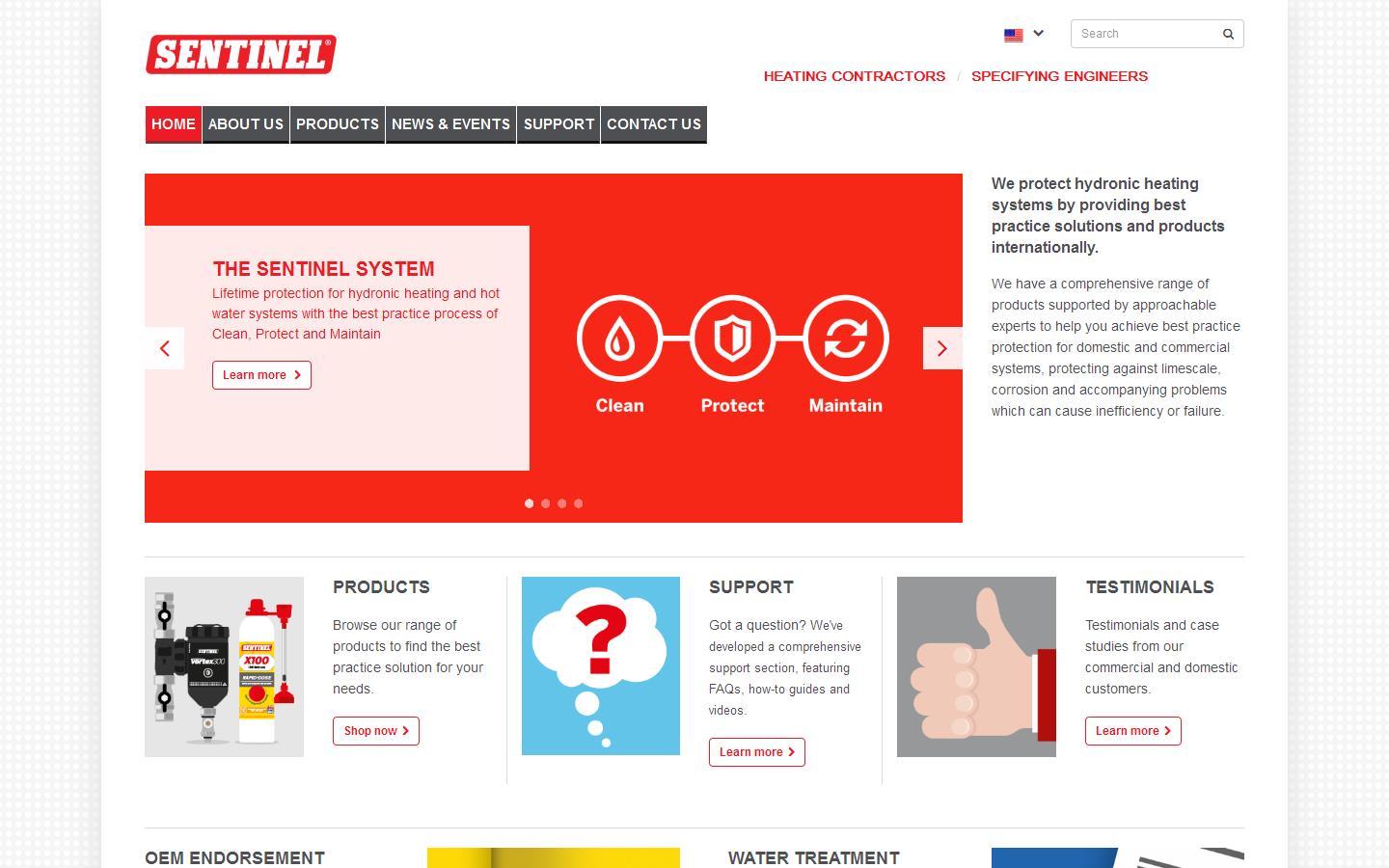 Sentinel Performance Solutions Website