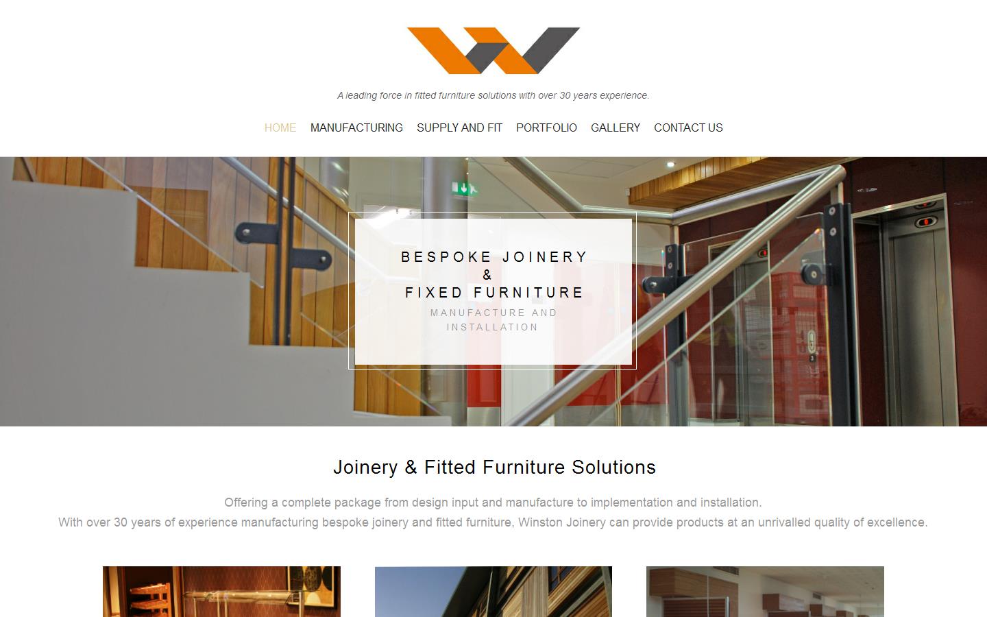 Winston Joinery Website
