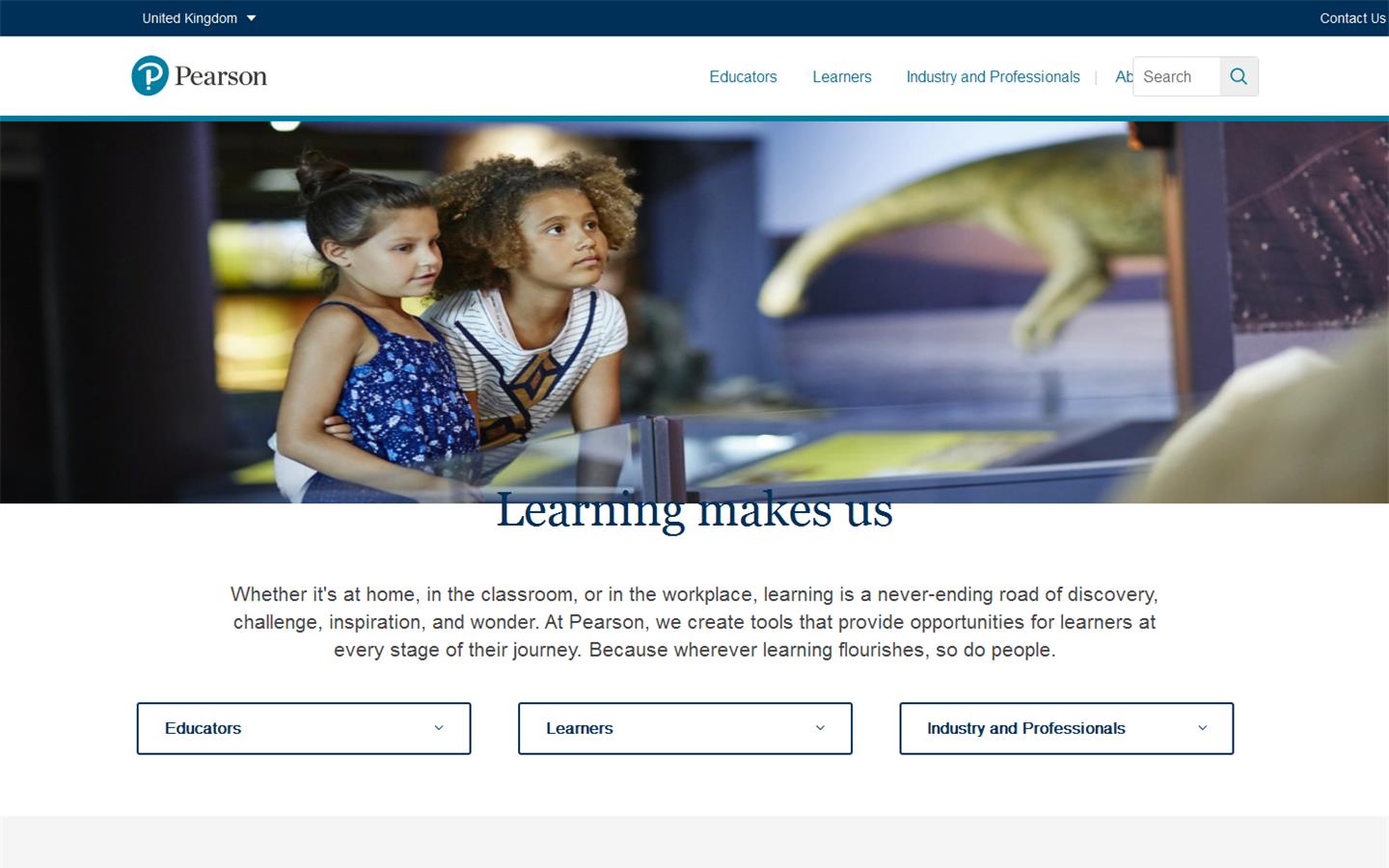 Pearson (UK) Ltd Website