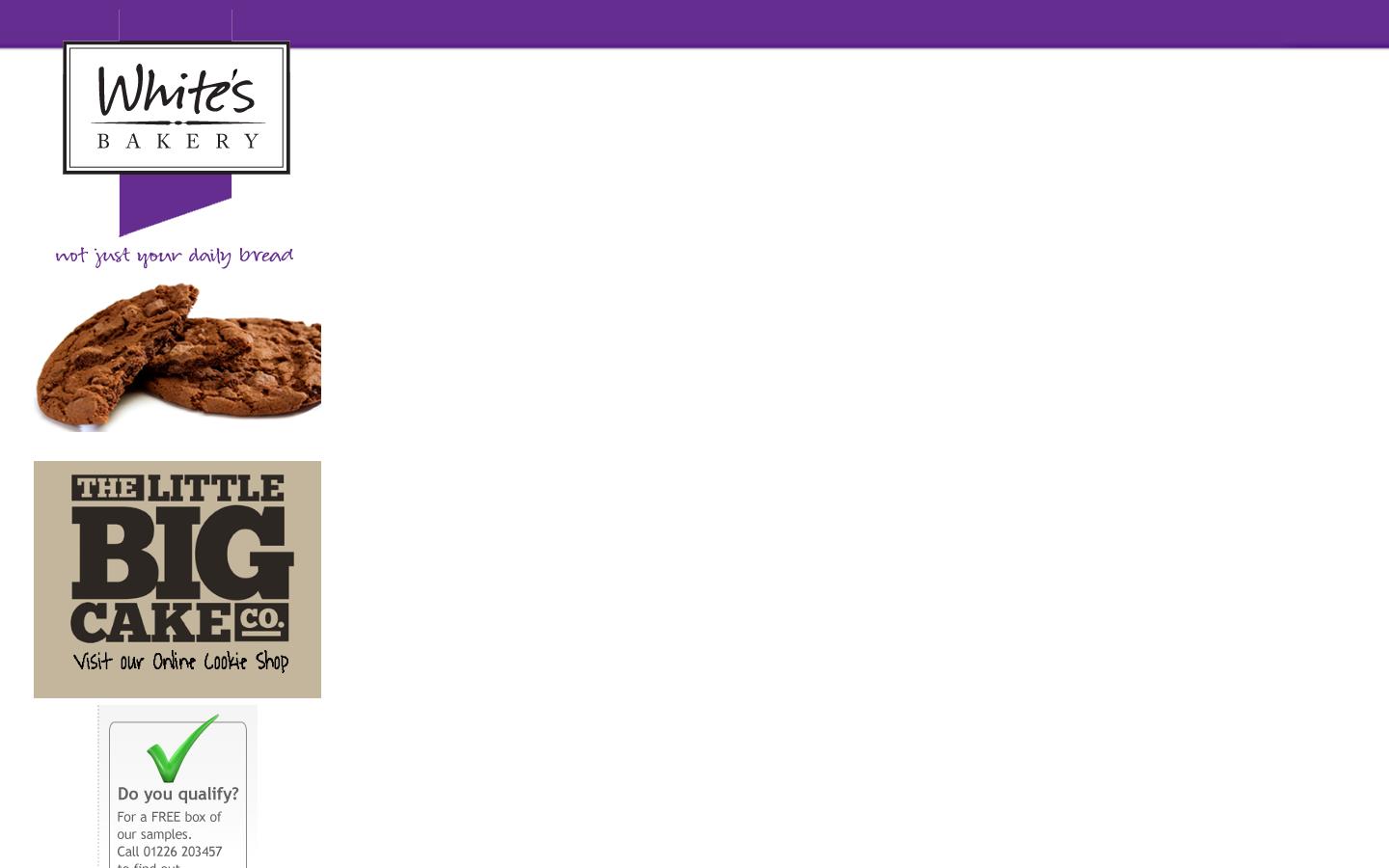 Whites Bakery Ltd Website