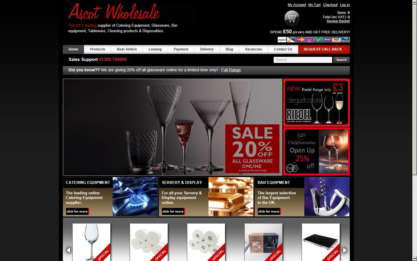 Ascot Wholesale Website