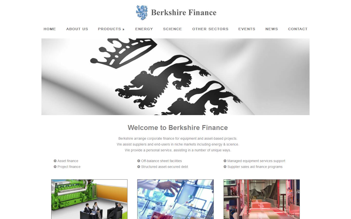 Berkshire Finance Website