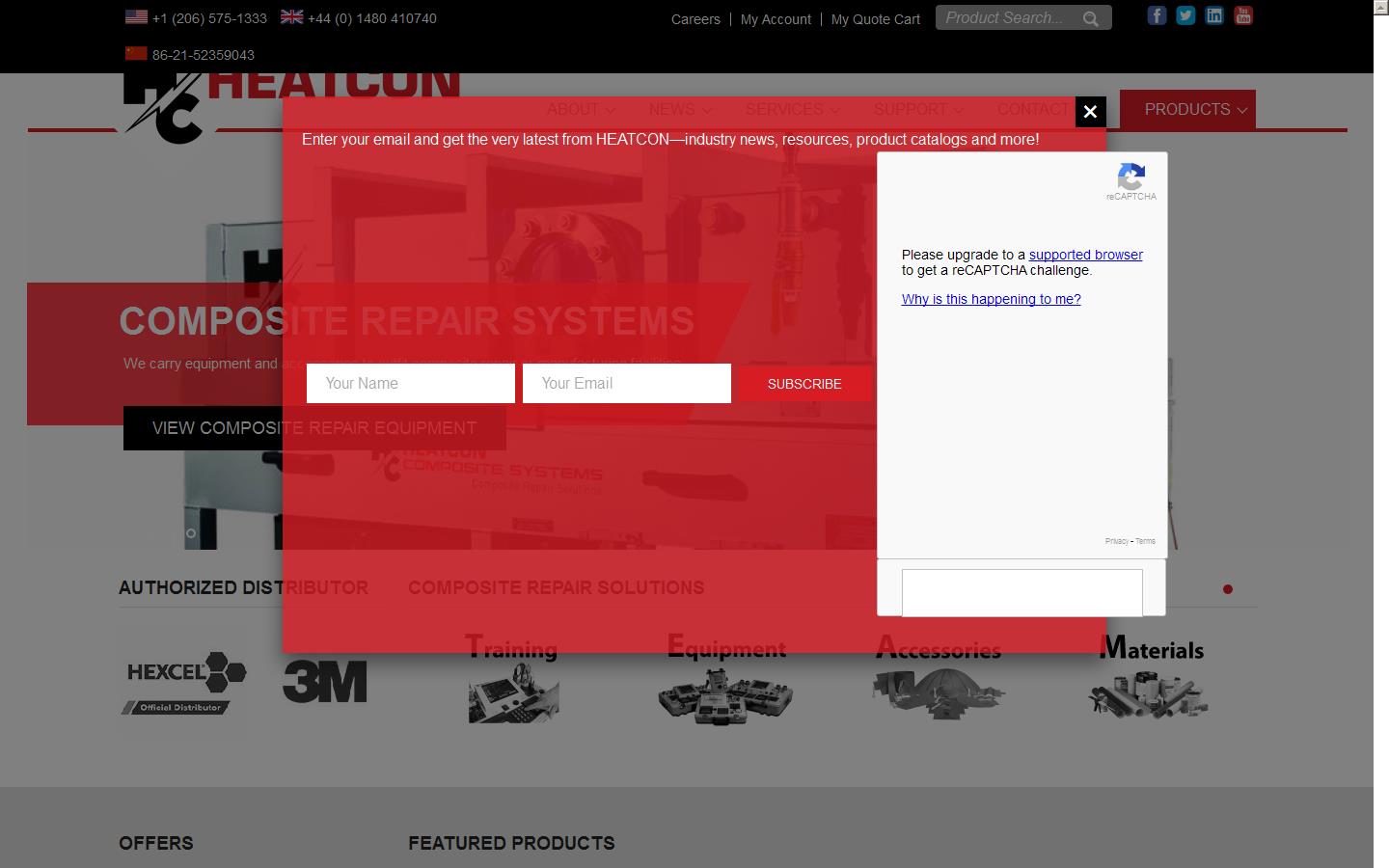 Heatcon Composite Systems Europe Ltd Website