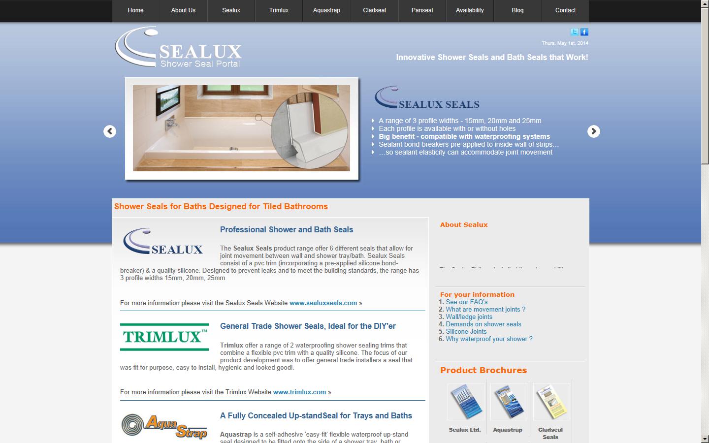 Sealux Ltd Website
