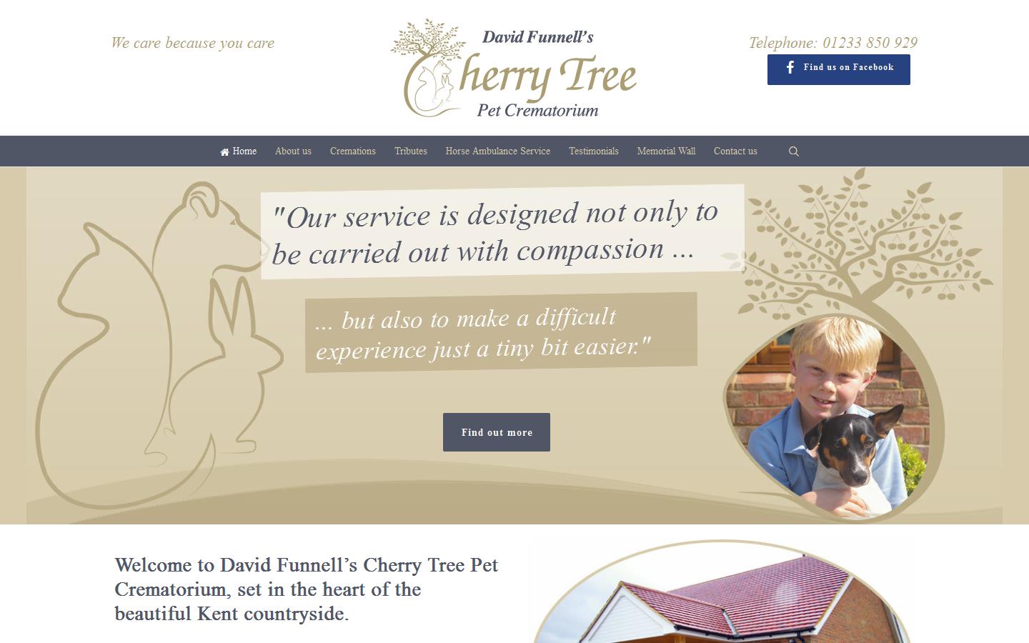 Cherry Tree Pet Crematorium Website