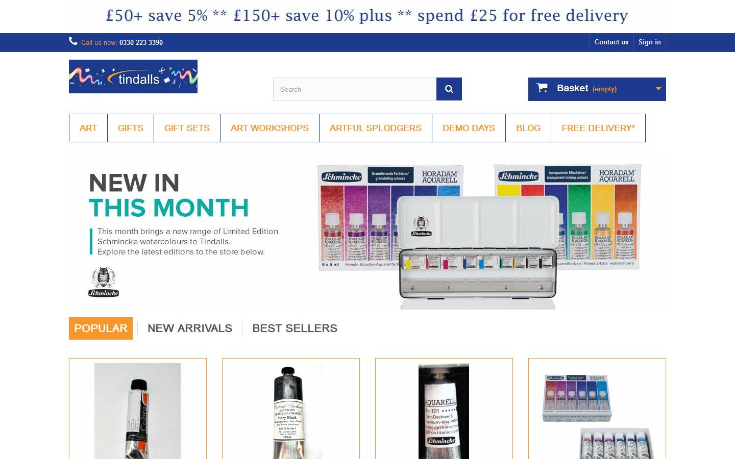 Tindalls the Stationers Website