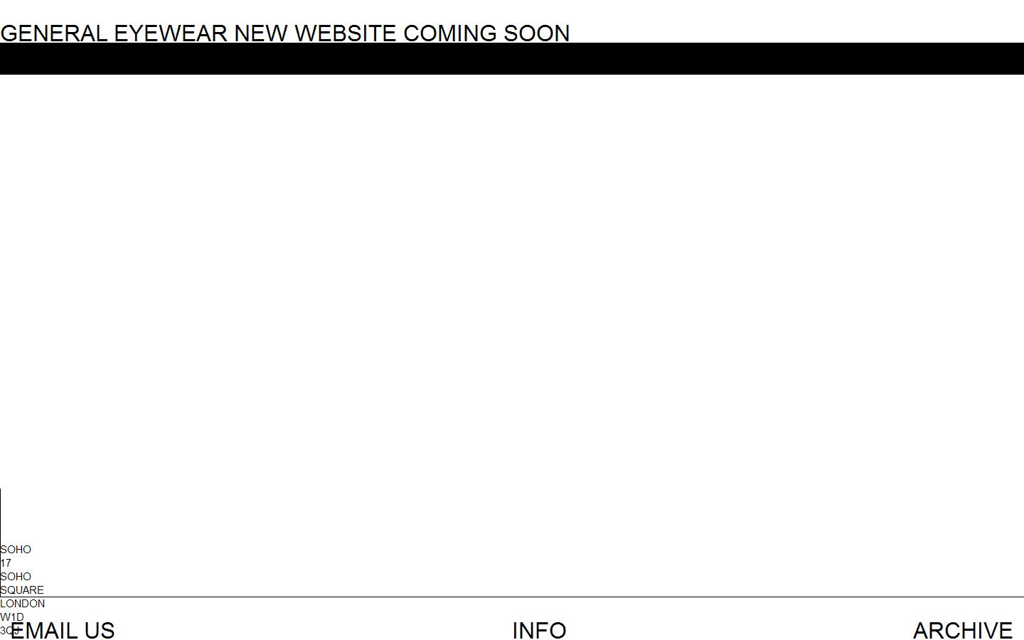General Eyewear Website