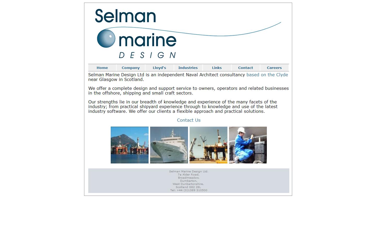 Selman Marine Design Ltd Website