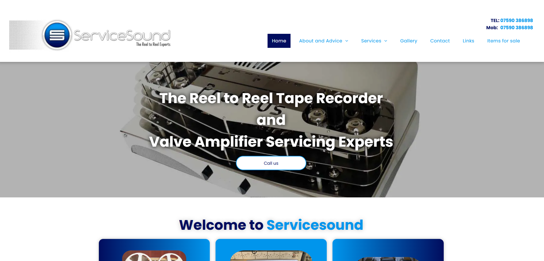 Servicesound Website
