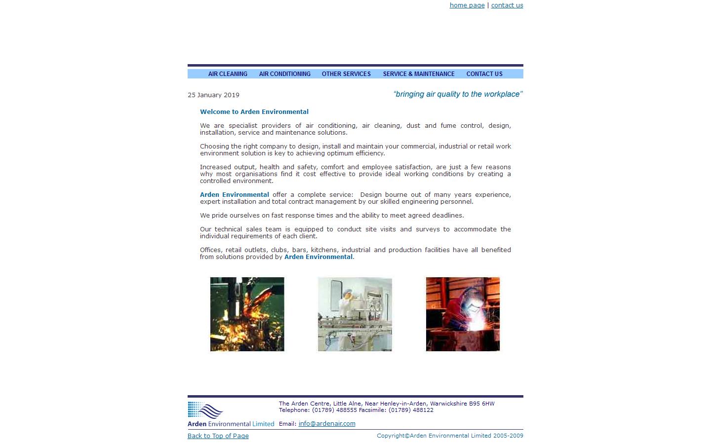 Arden Environmental Website