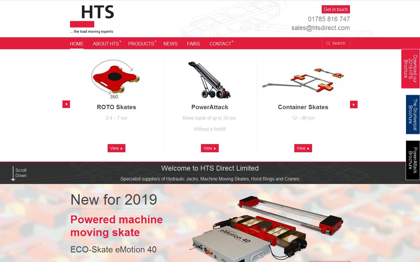 H T S Direct Ltd Website