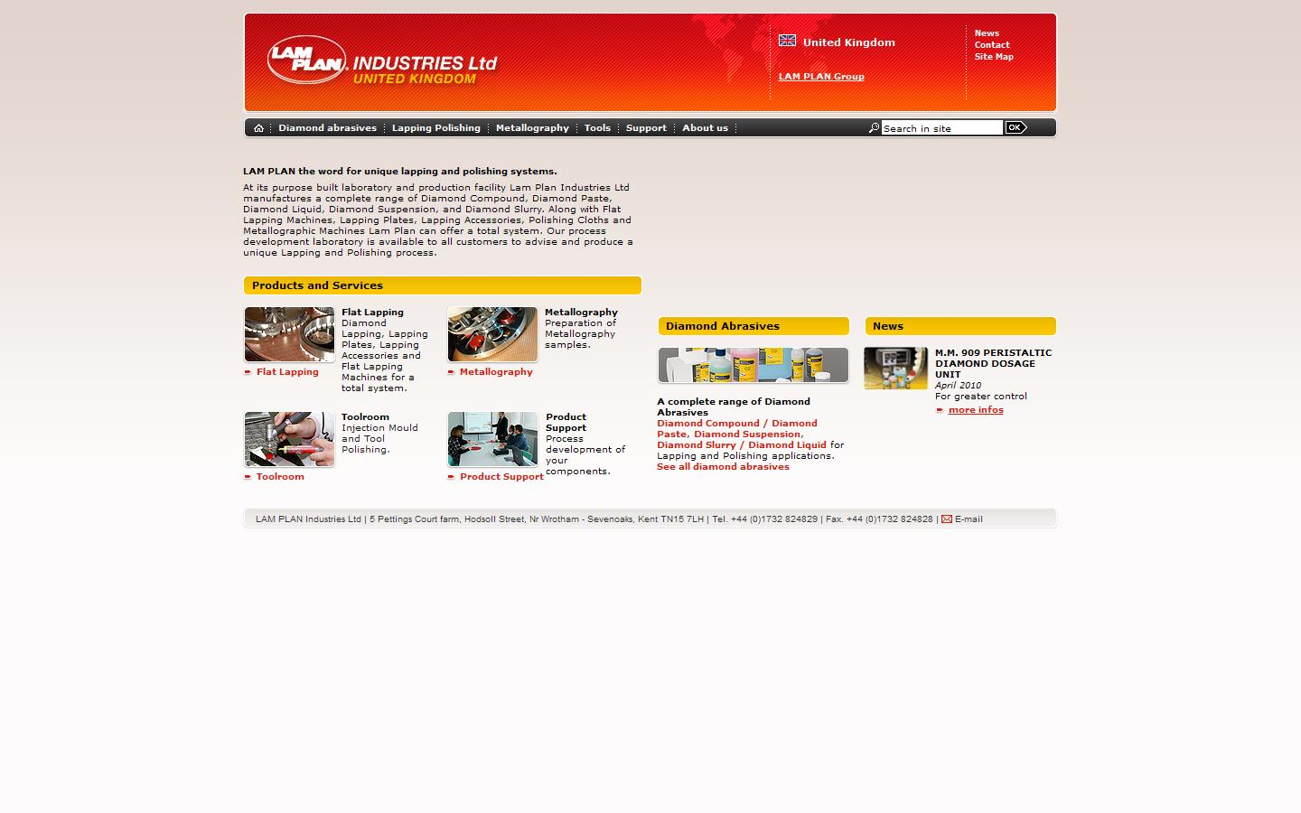 Lam Plan Industries Website
