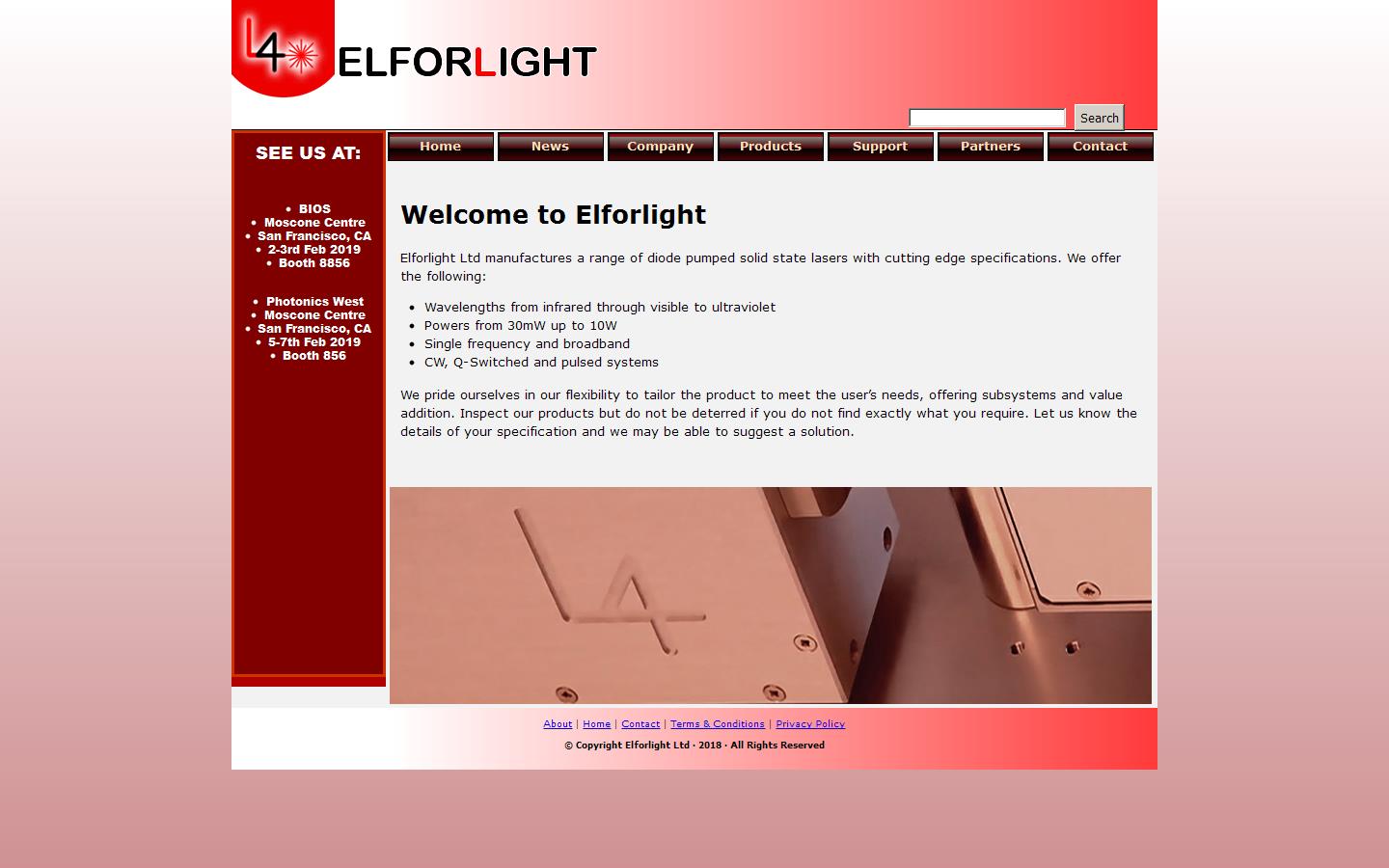 Elforlight Website