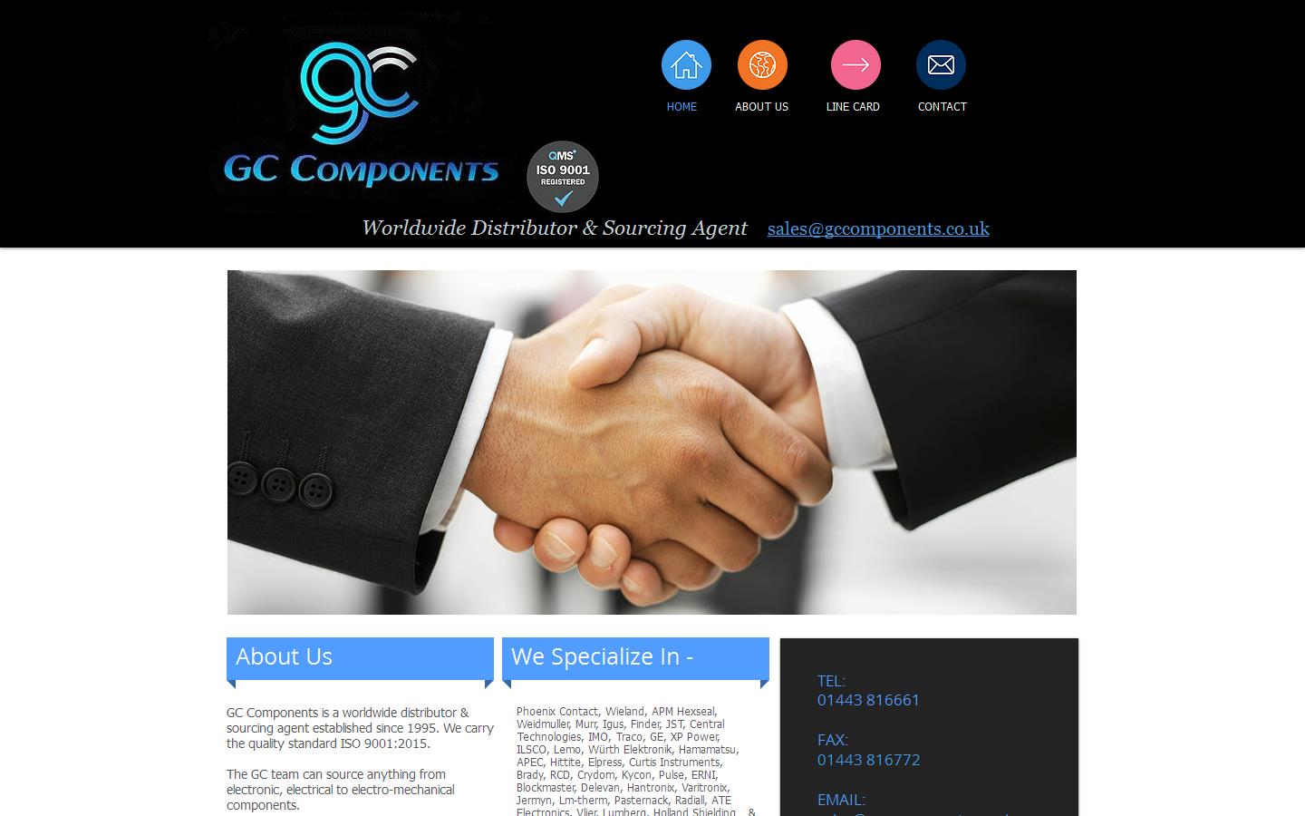 G C Components Website