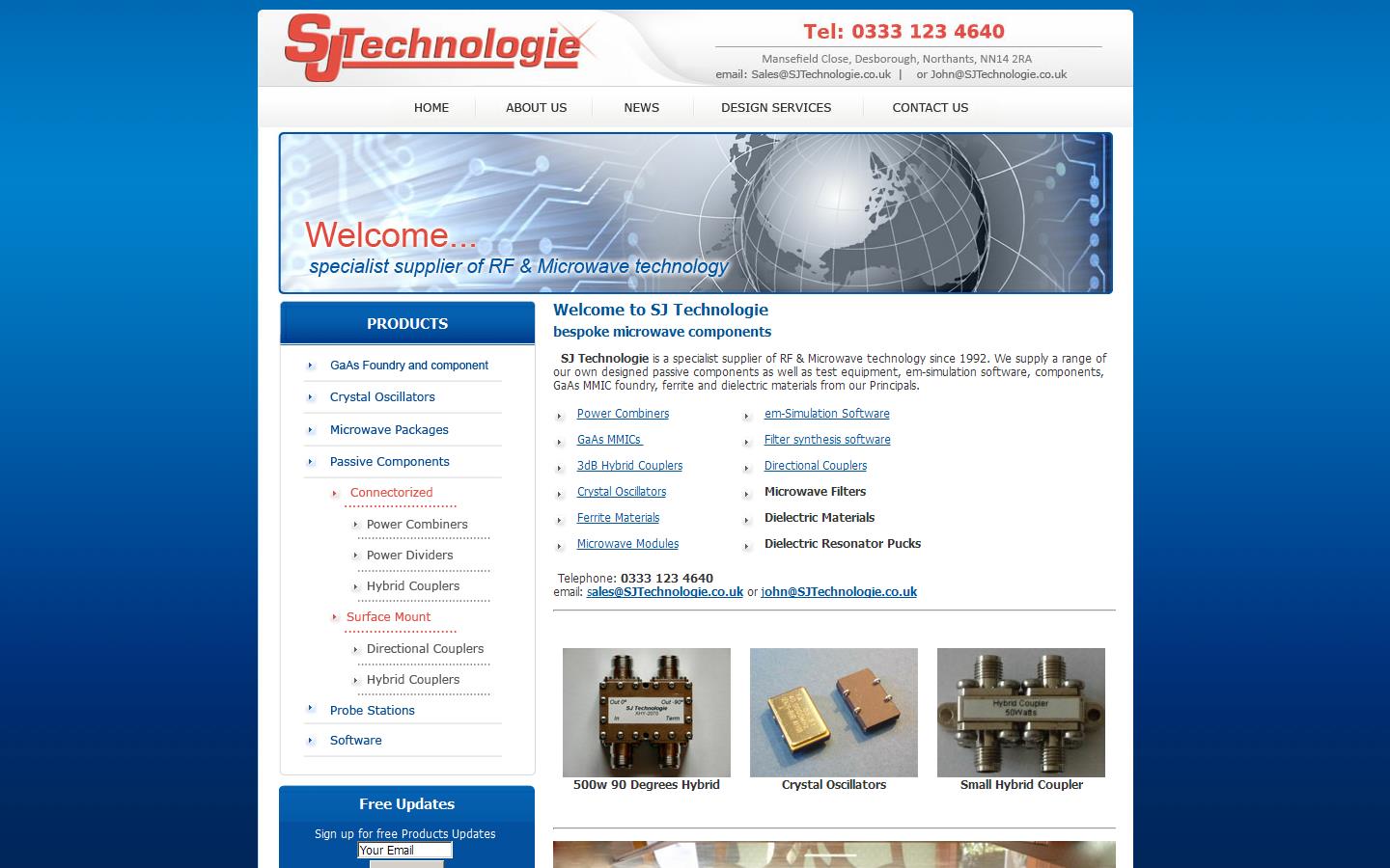 S J Technologie Website