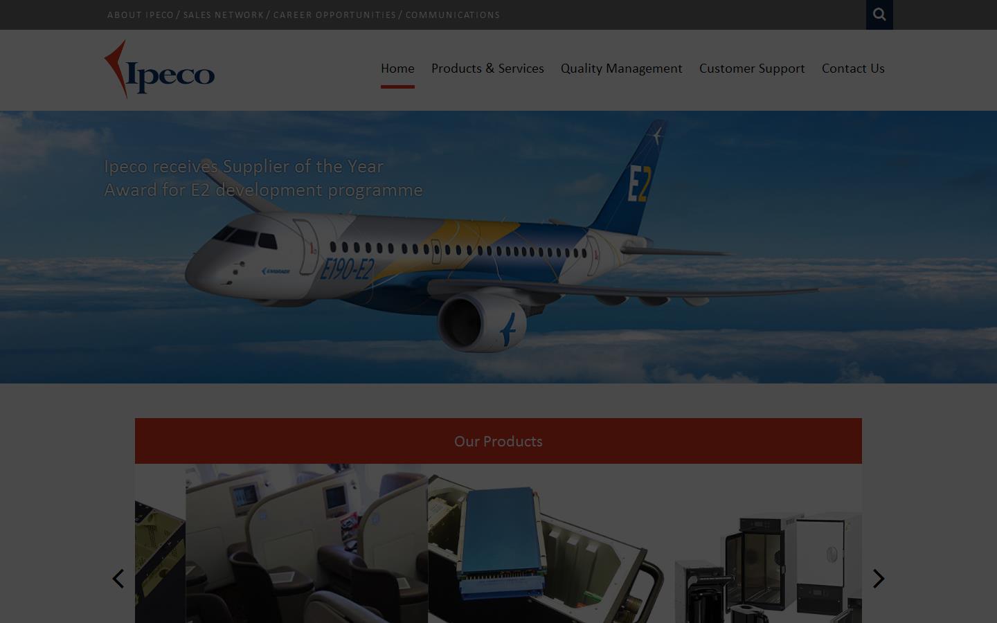 Ipeco Electronics Website