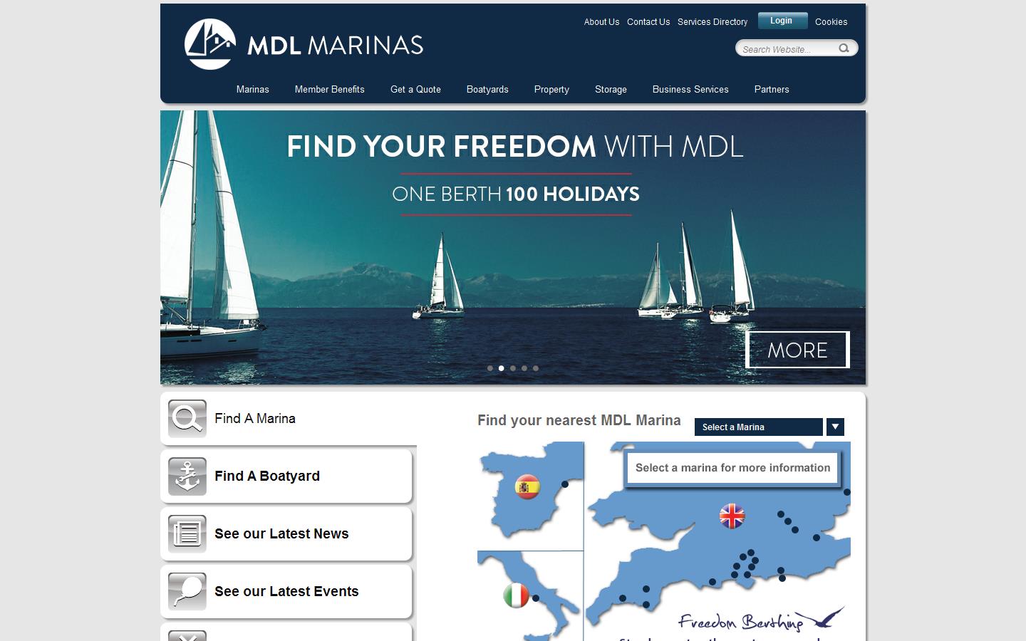 Shamrock Quay Marina Website