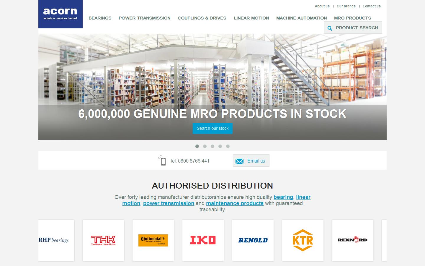 Acorn Industrial Services Ltd Website