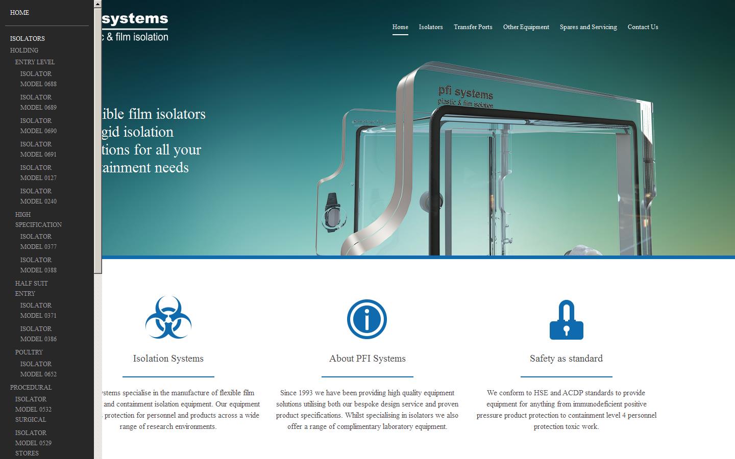 P F I Systems Website