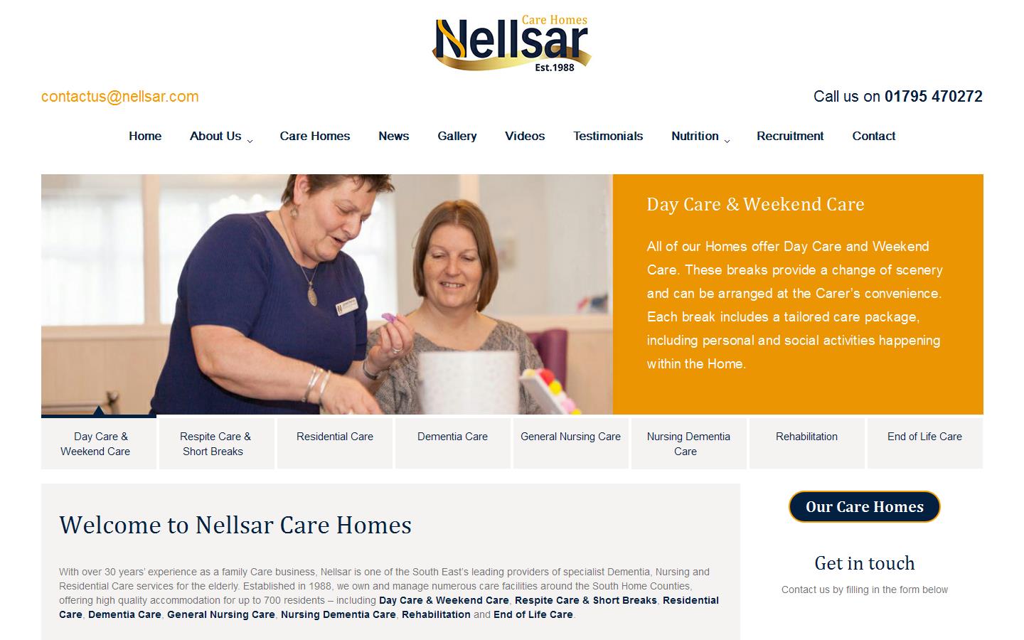 Woodstock Residential Care Centre Website