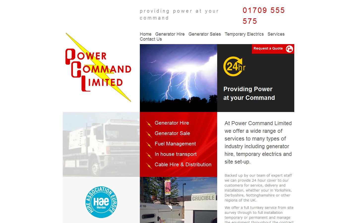 Power Command Ltd Website