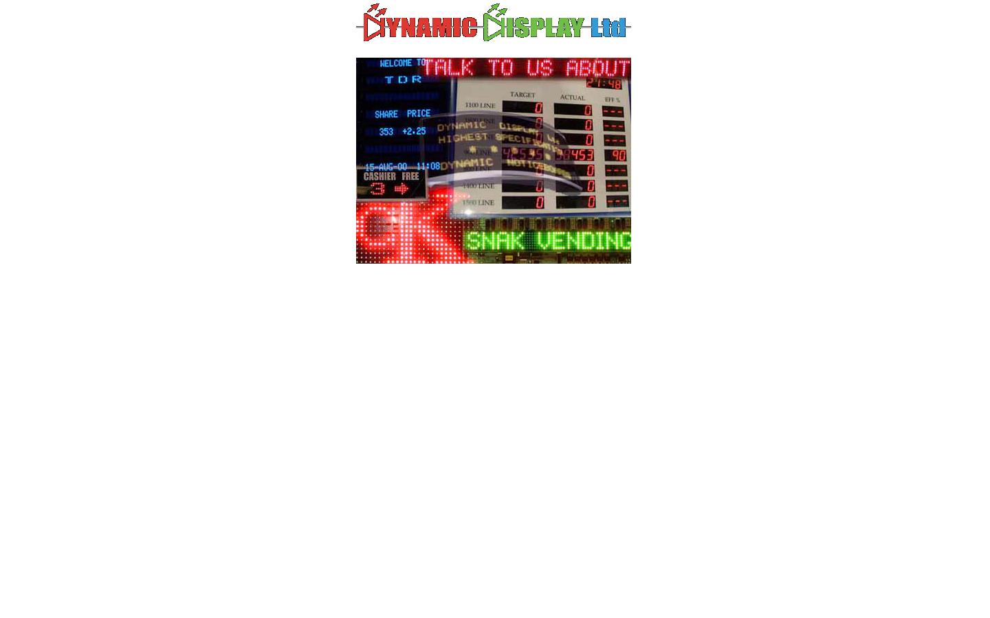 Dynamic Display Ltd Website