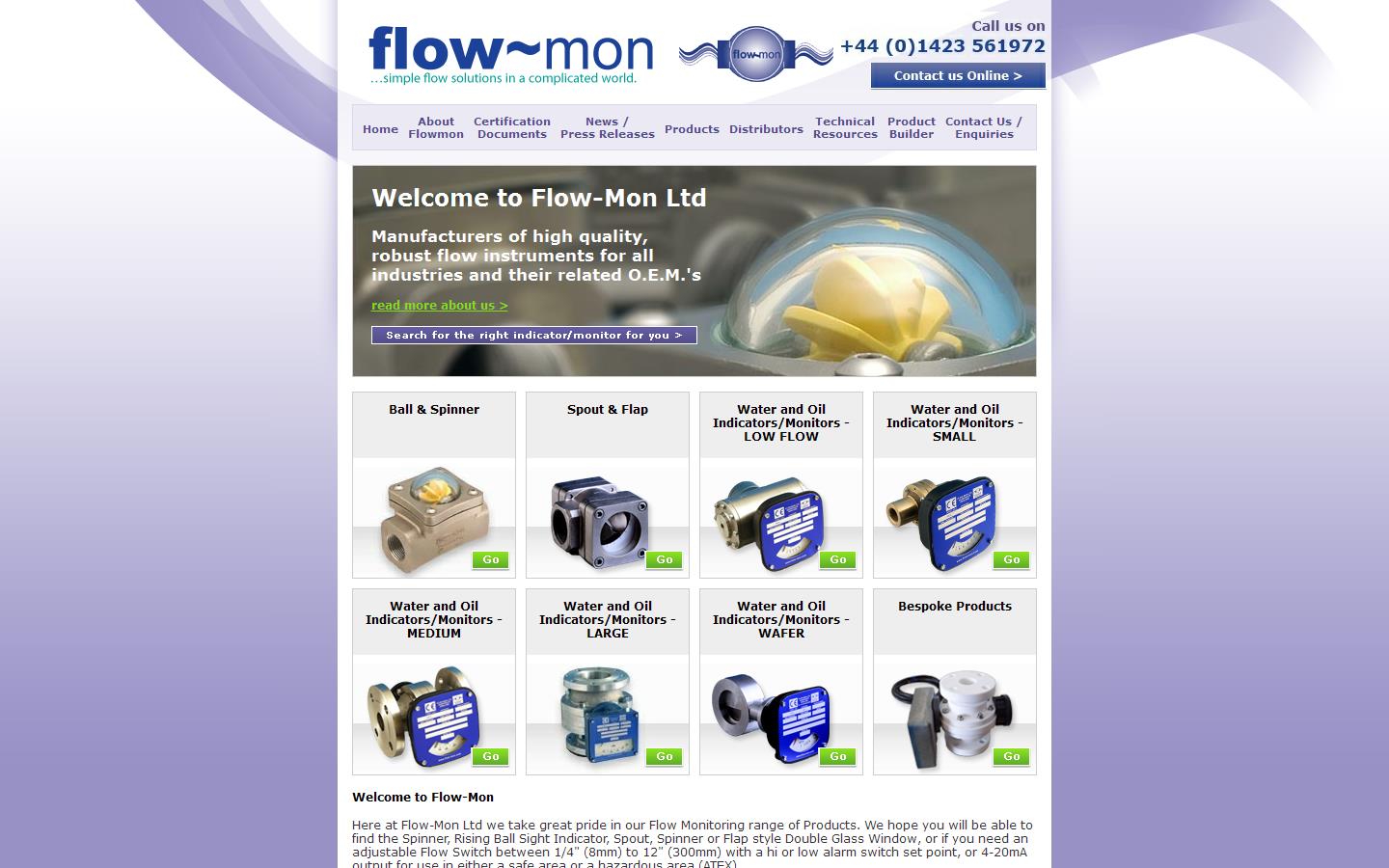 Flow-mon Ltd Website