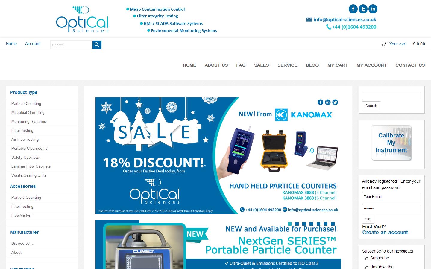 Optical Sciences Website