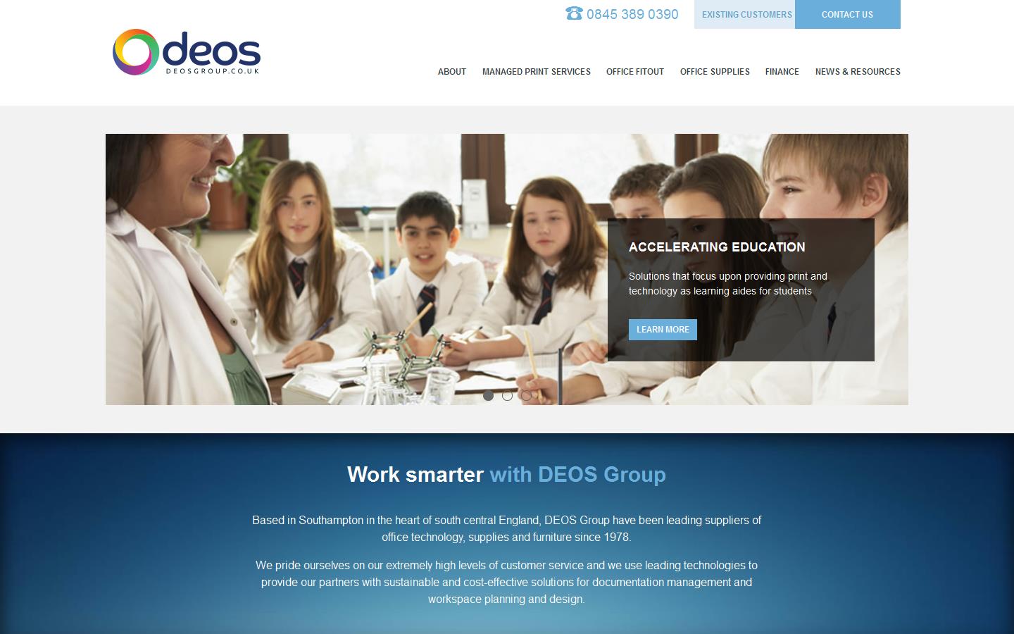 Deos Group Ltd Website