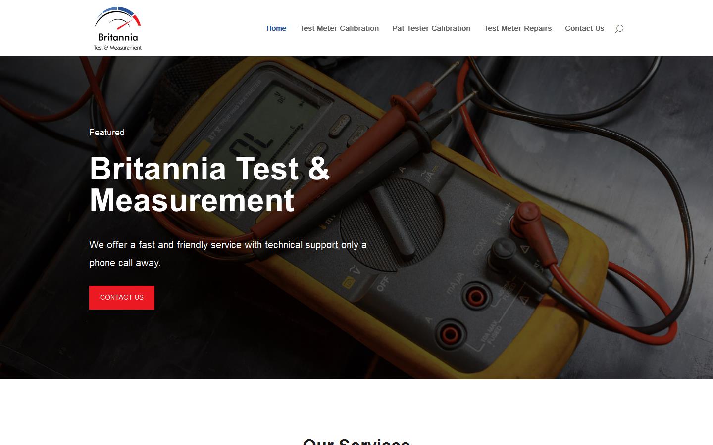 Britannia Test & Measurement Website