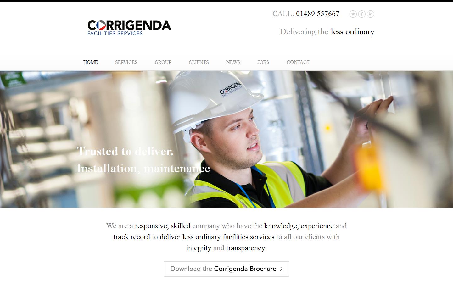 Corrigenda Ltd Website