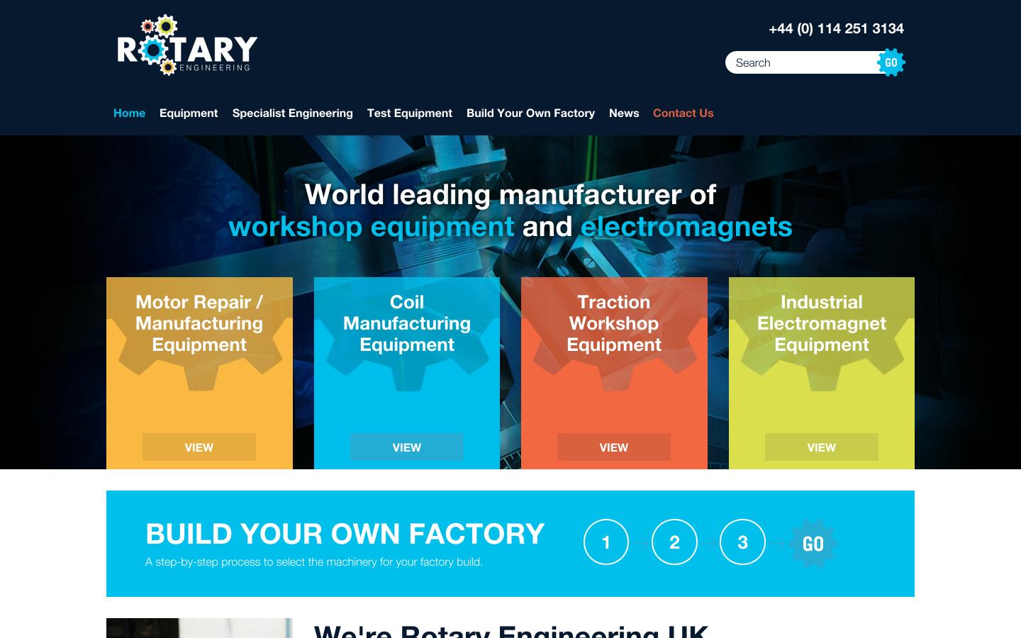 Rotary Engineering UK Ltd Website