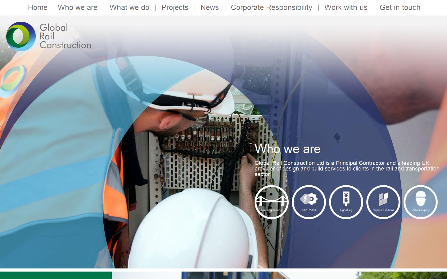 Global Rail Construction Website