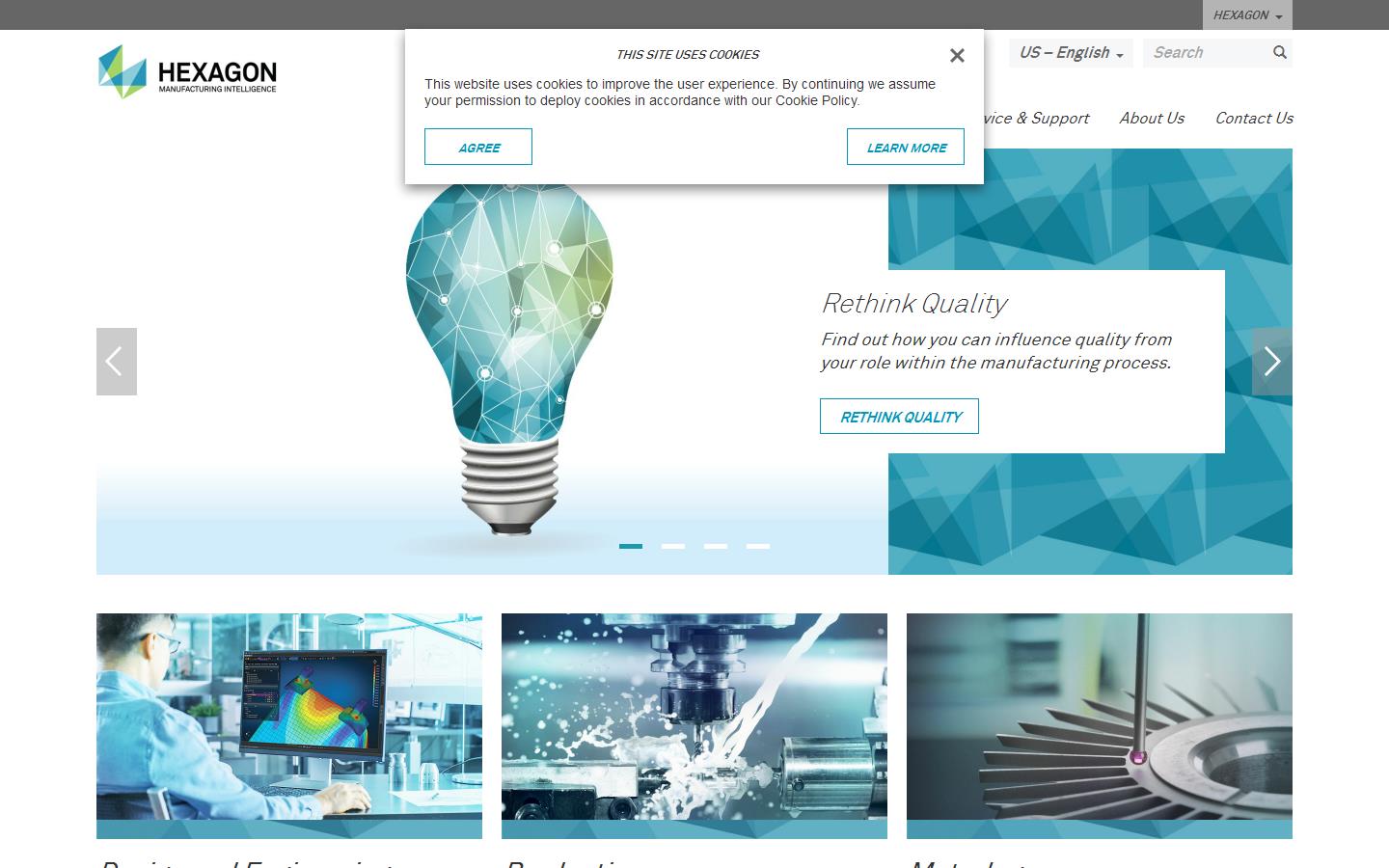 Hexagon Metrology Website