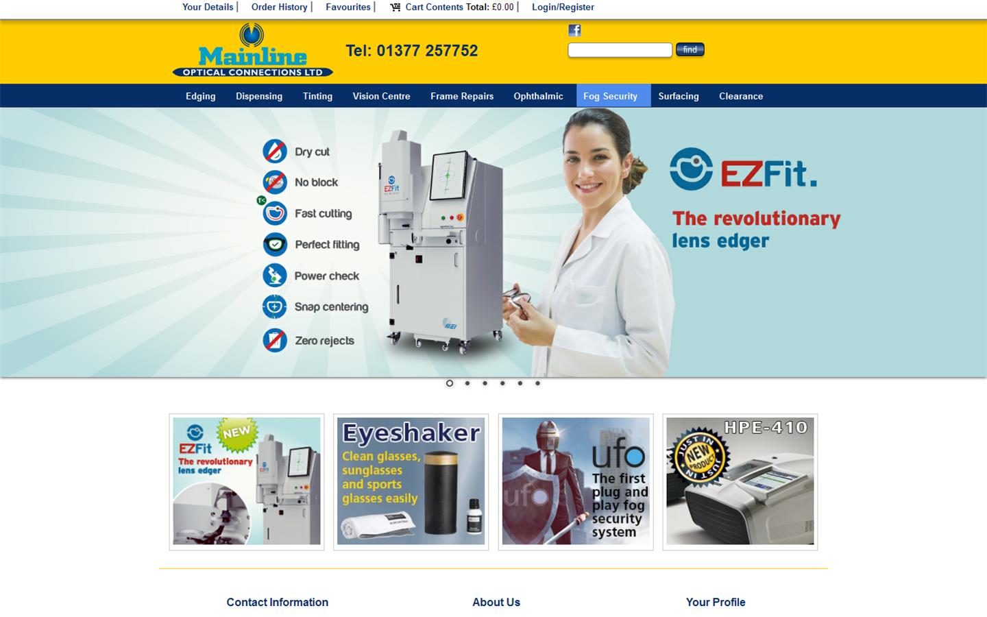 Mainline Optical Connections Ltd Website