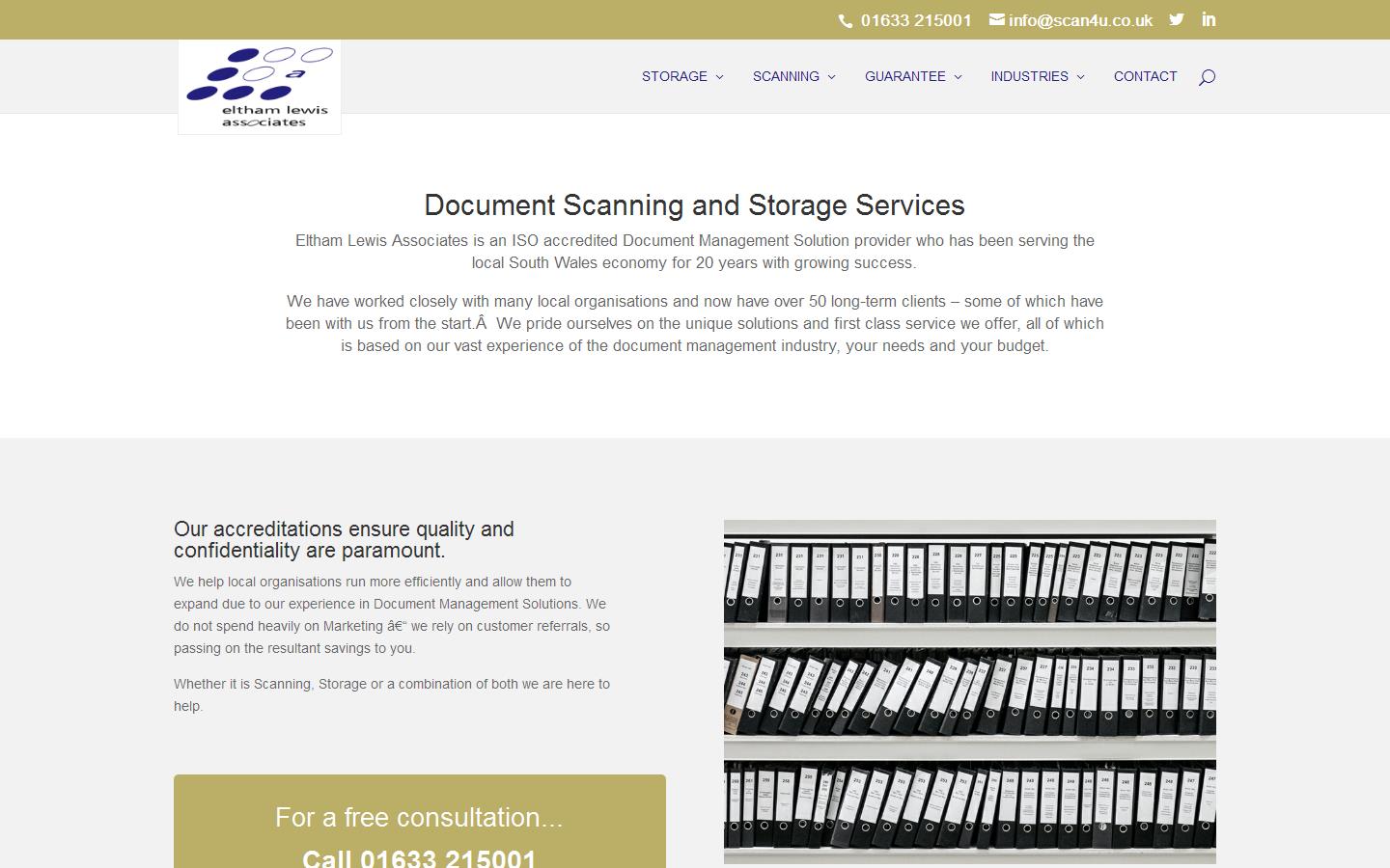 Eltham Lewis Associates Website