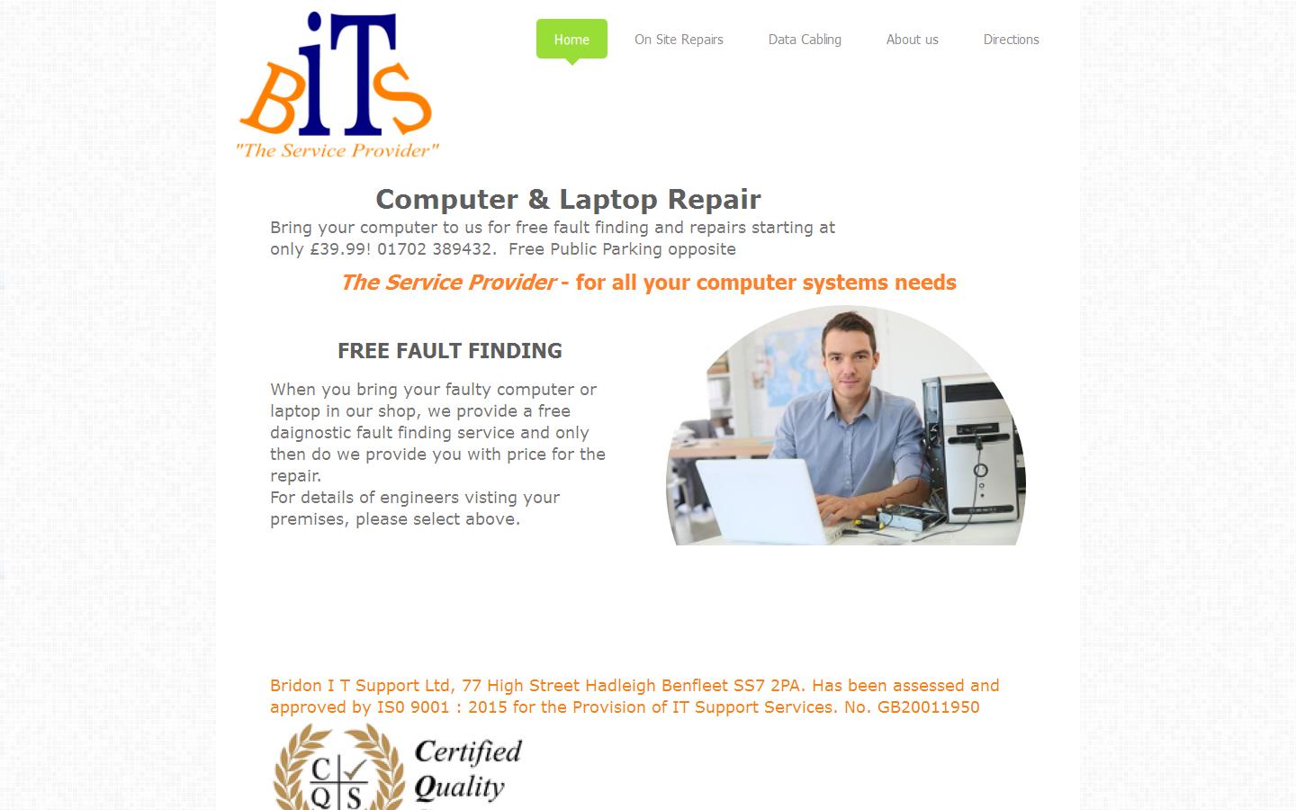 Bridon I.T Support Website