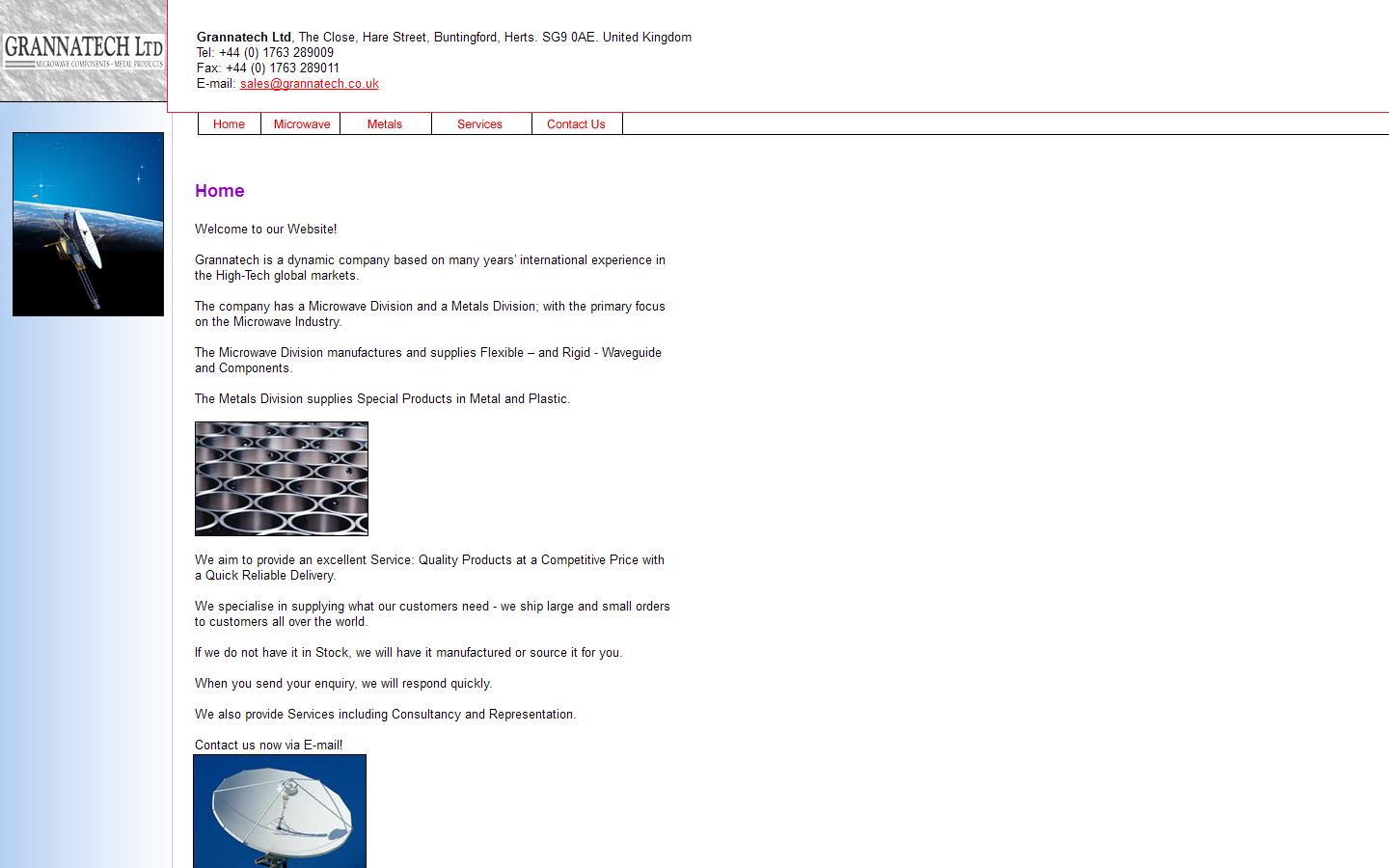 Grannatech Ltd Website