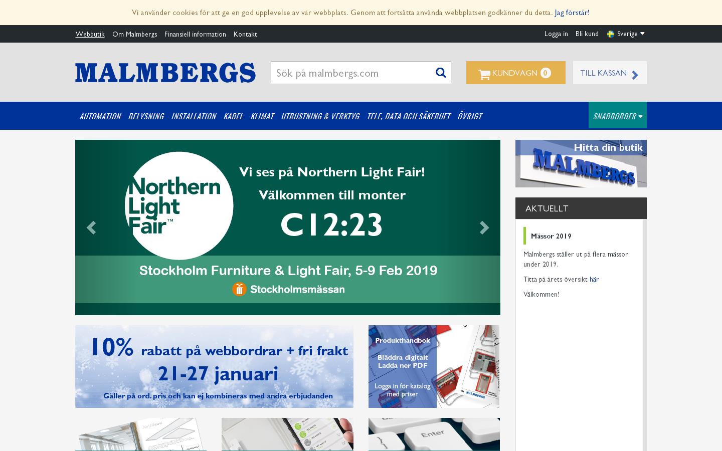 Malmbergs UK Ltd Website