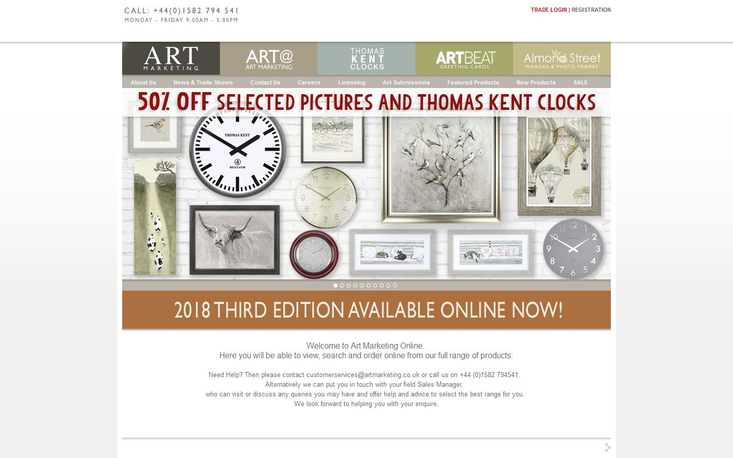 Art Marketing Ltd Website