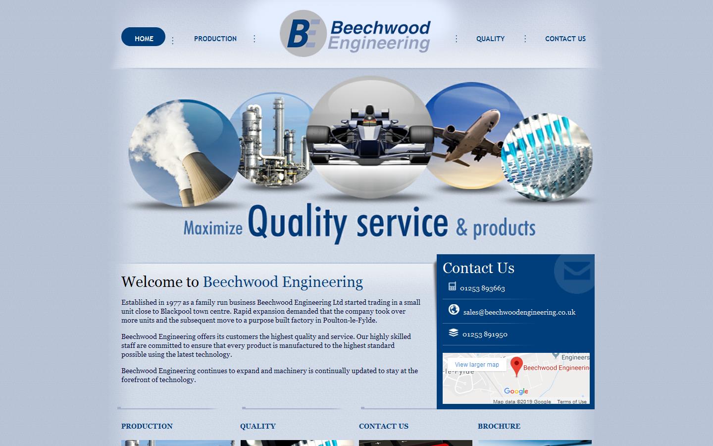 Beechwood Engineering Ltd Website