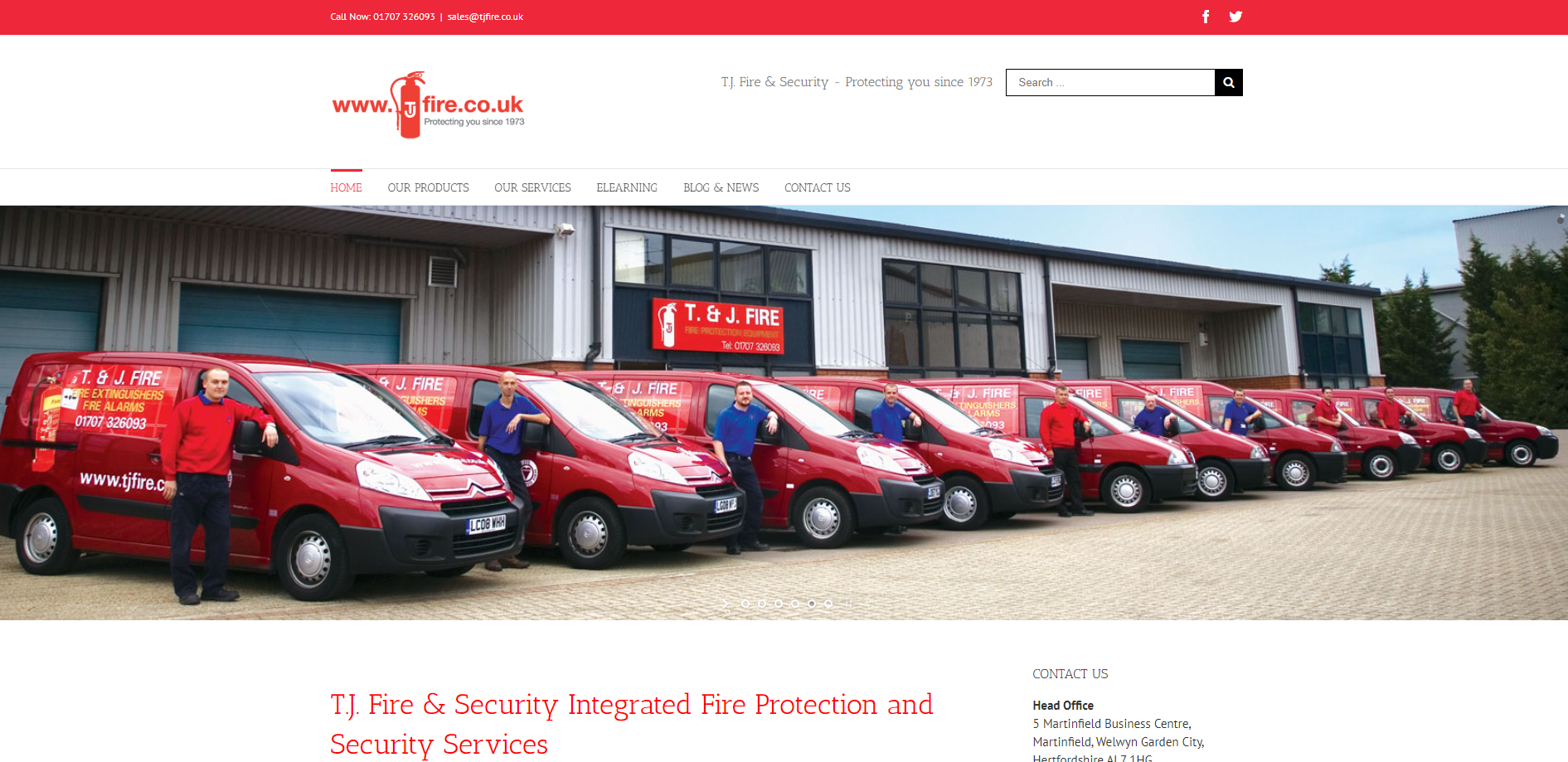 T J Fire Website