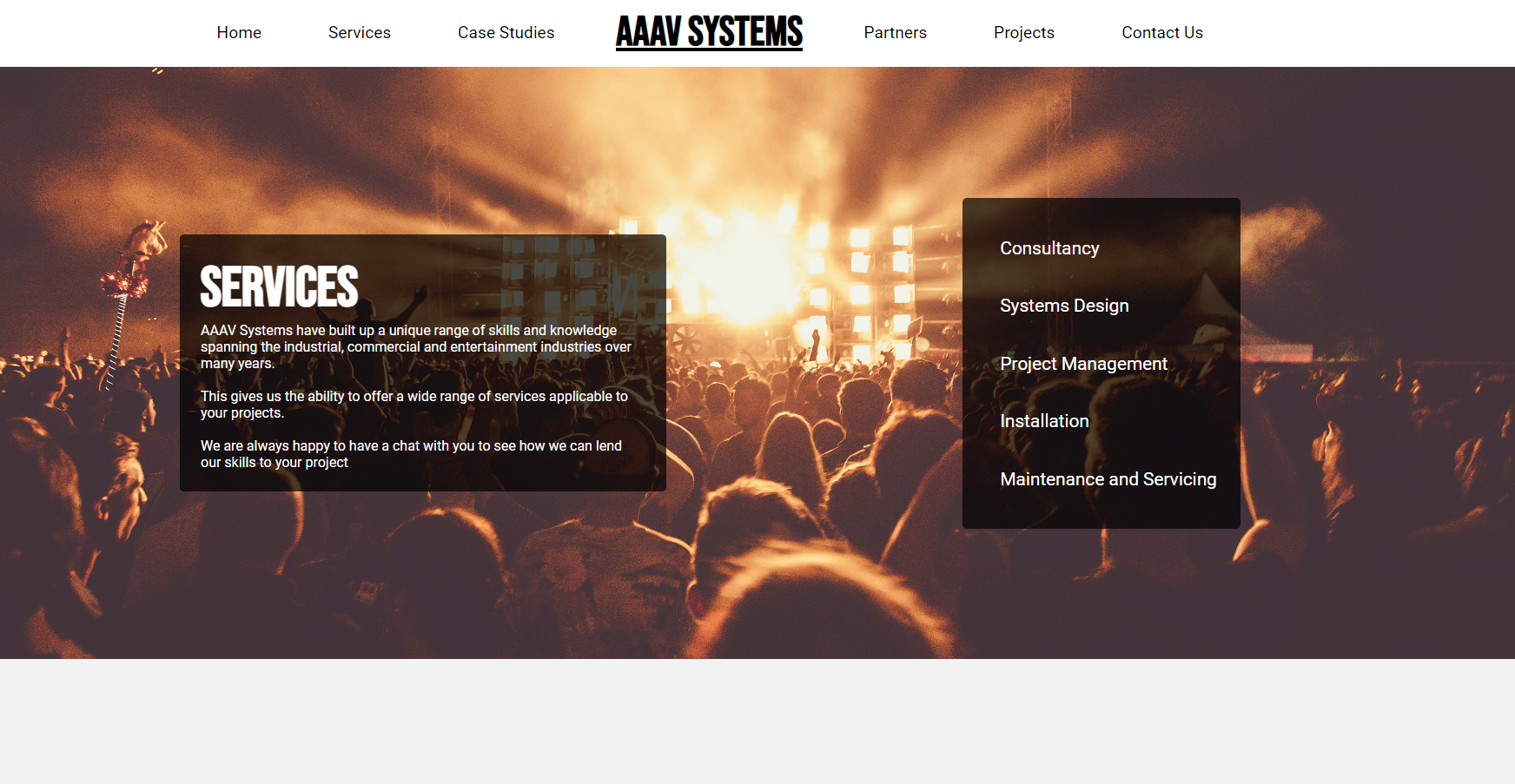 AAAV Systems Ltd Website