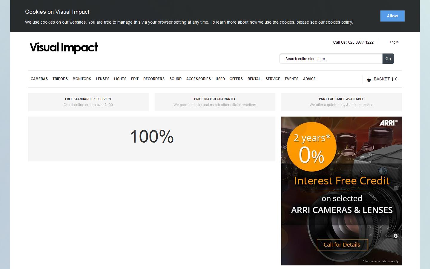 Visual Impact Website