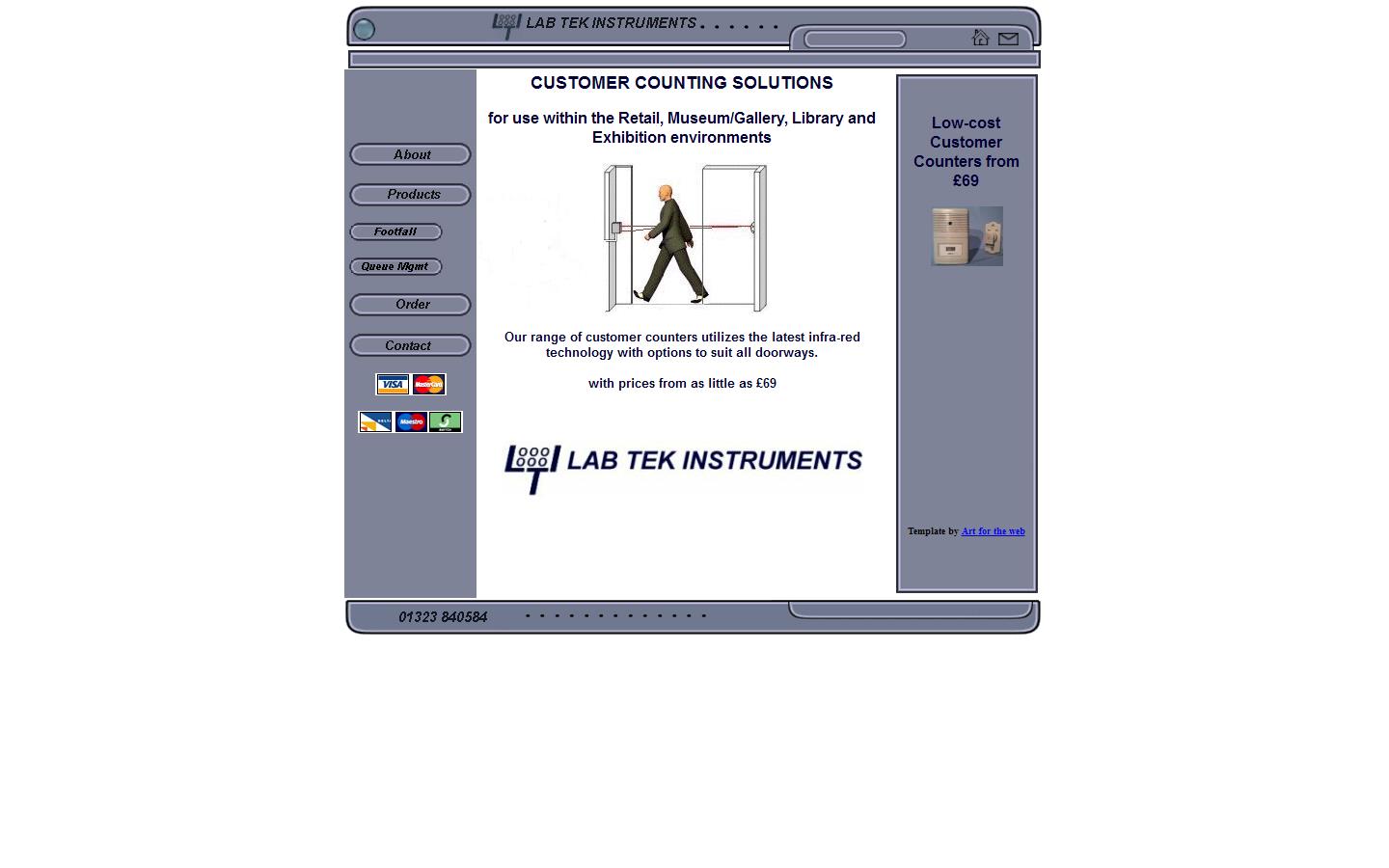 Lab Tek Instruments Website