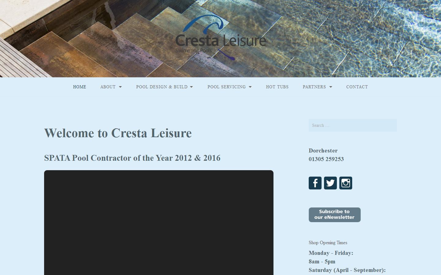Cresta Leisure Ltd Website