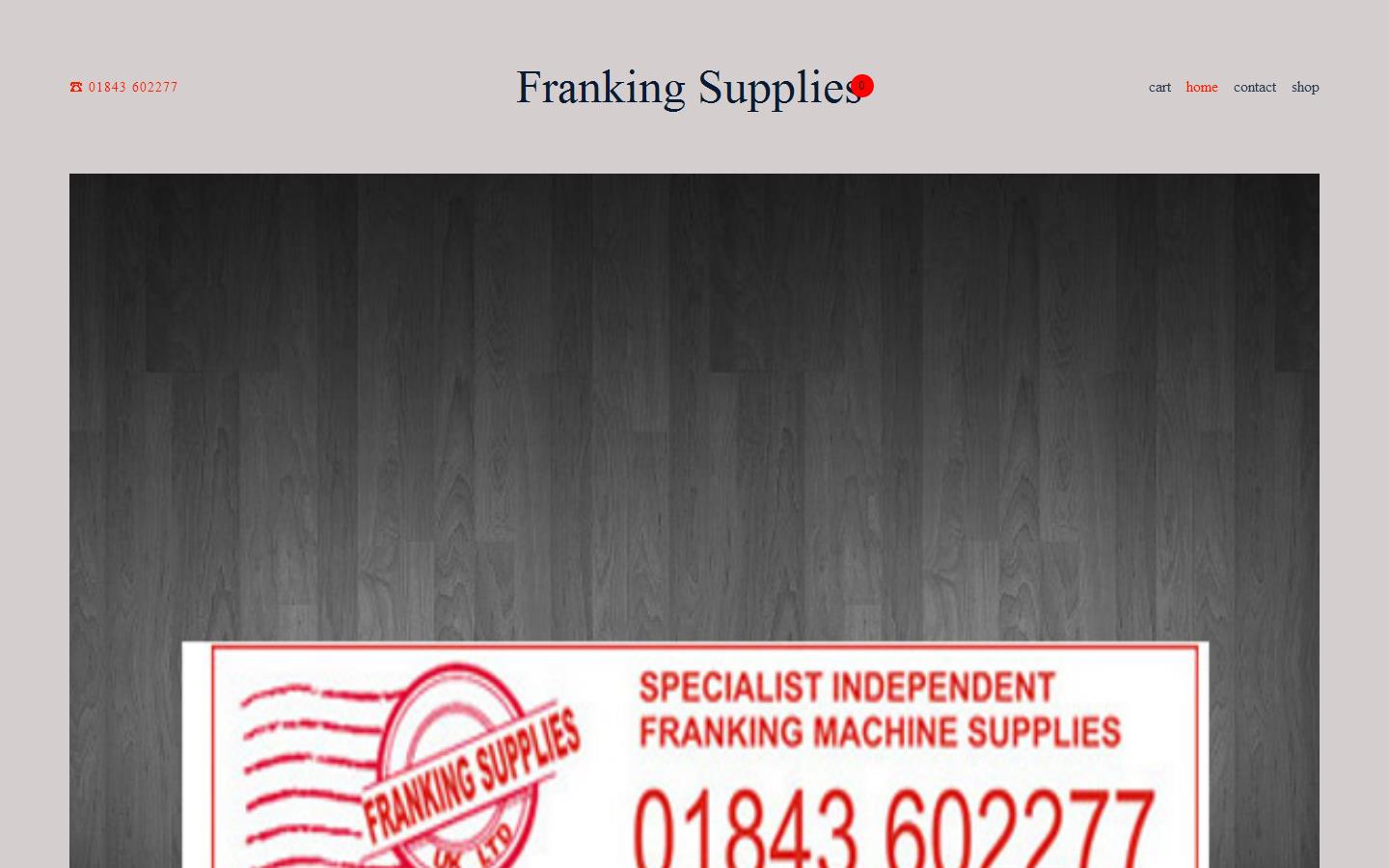 Franking Supplies Website