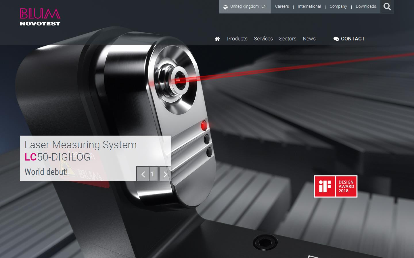 Blum Novotest Website