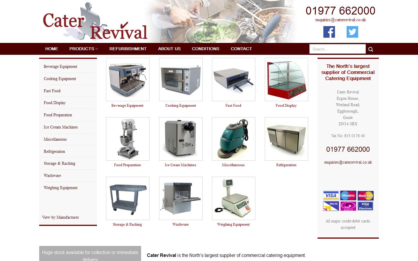 Cater Revival Website